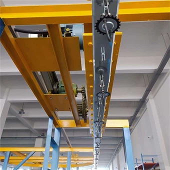 Överliggande kedjetransportörsystem